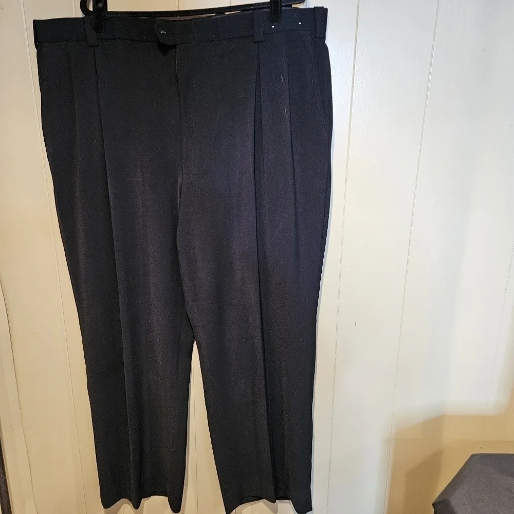 Franco Tossi Slack, Mens, Size 44, Black, Tailored Dress , Business, Formal,